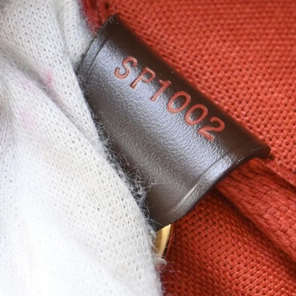 LOUIS VUITTON Nolita Hand Bag Damier Ebene Leather Brown France - Picture 15 of 16